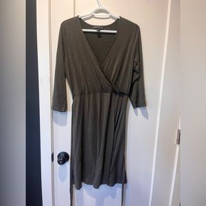 Olive green dress